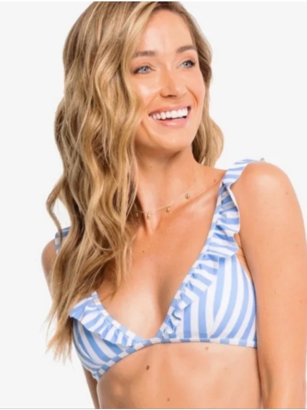 NWOT Southern Tide Seaside Adventure Blue & White Striped Bikini -never worn